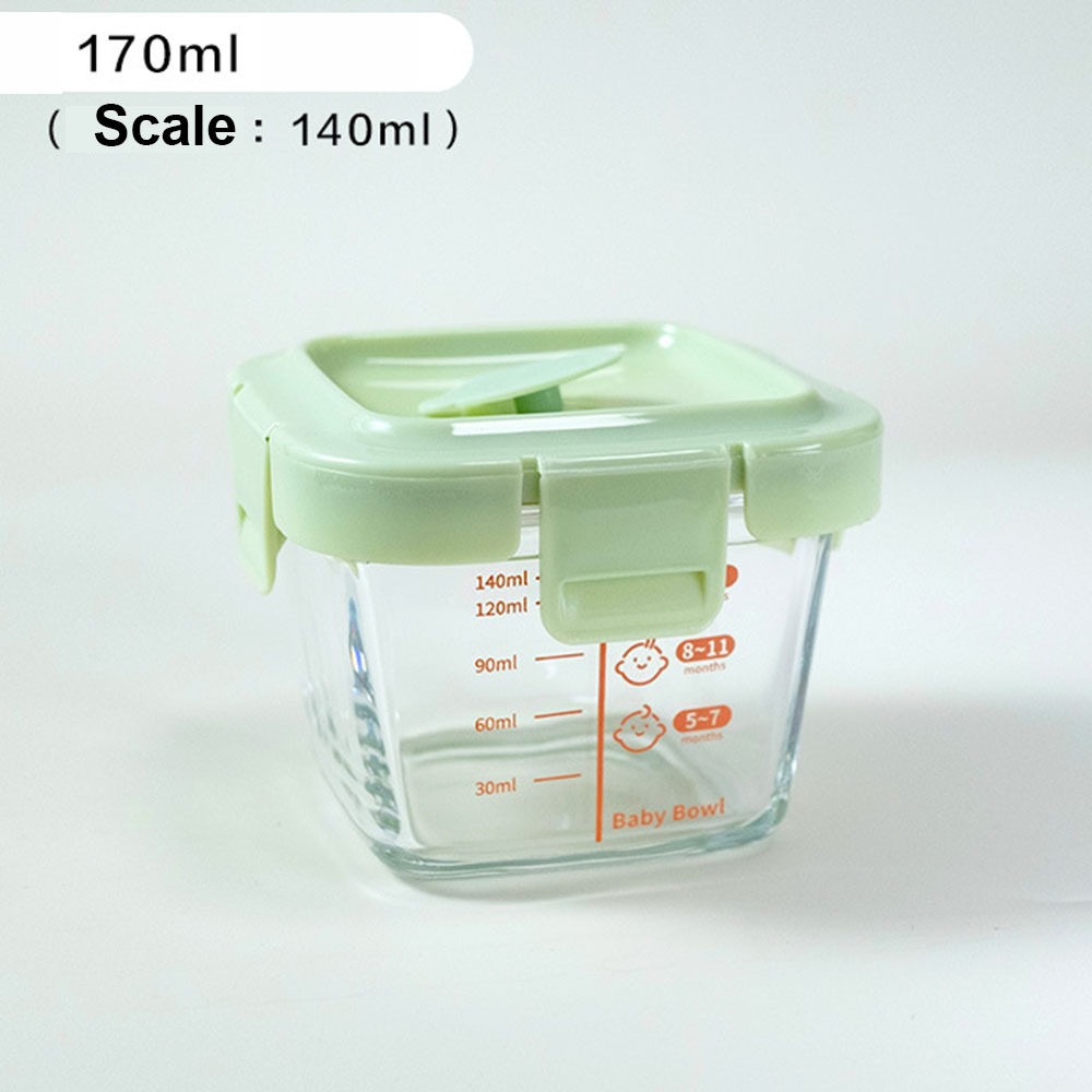 Baby Food Glass Jars - Fashion 170ml Food Storage Box Glass