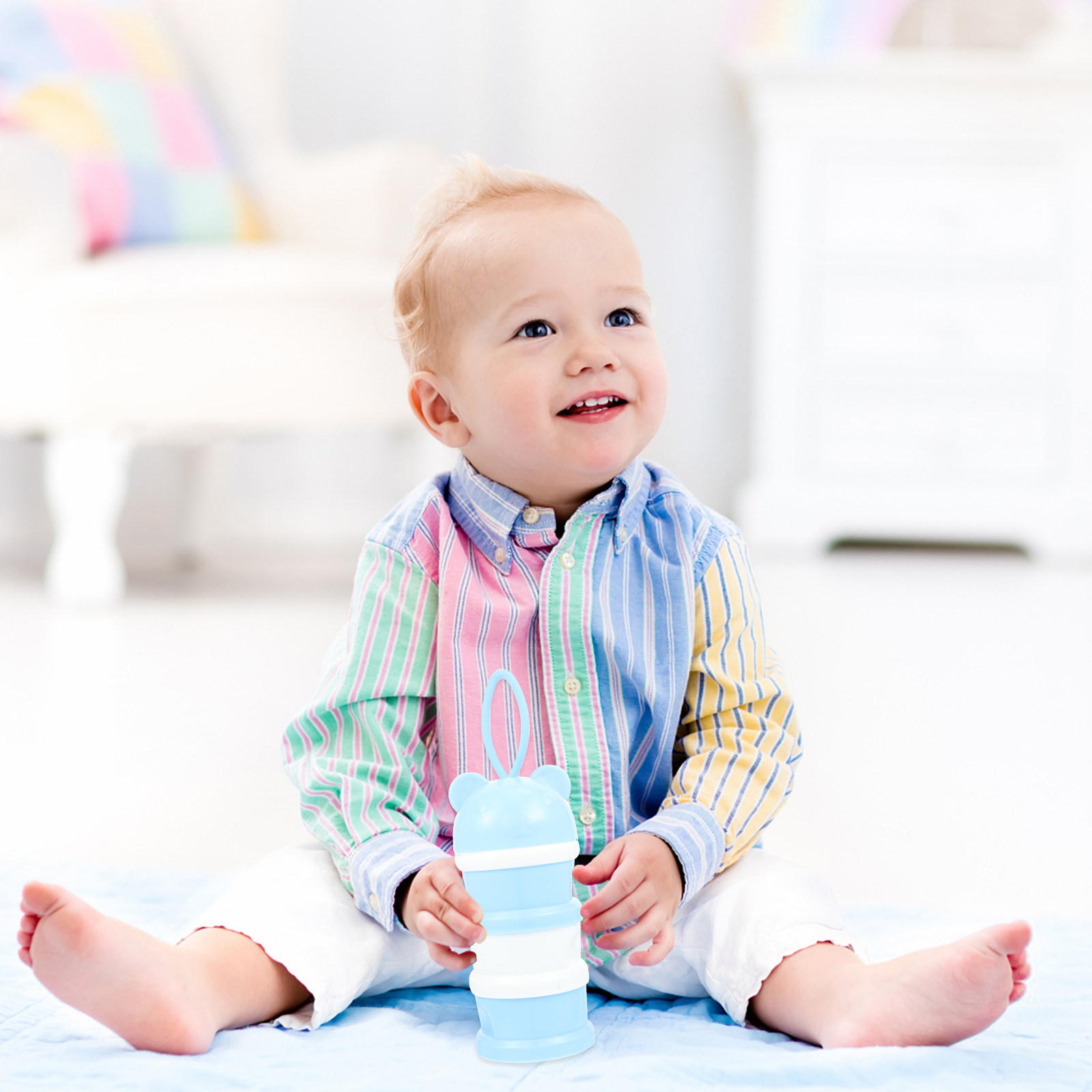 Feeding Baby Food - 3 Layers Milk Powder Box Portable