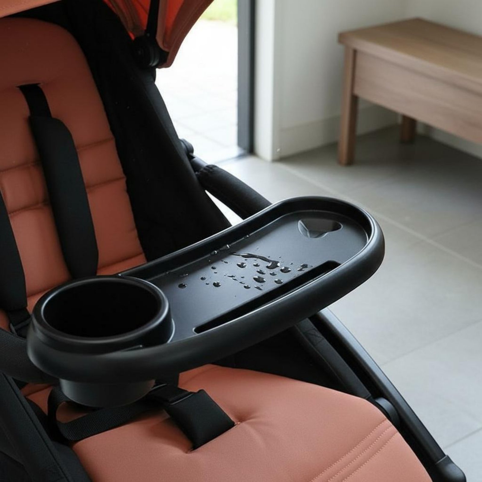Baby Pram Food Tray Material U - Baby Food Tray ulasan dan harga