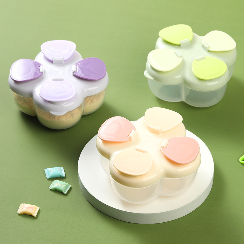 Portable Clover 4-Compartment  - Baby Food Glass Jars ulasan dan harga