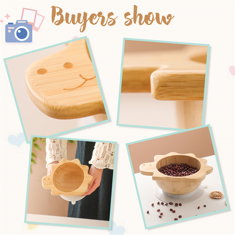 Baby Wooden Tableware Set Dino - Baby Food Tray ulasan dan harga