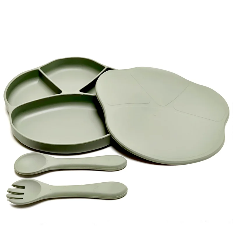 Silicone Children's Meal Plate - Baby Food Tray ulasan dan harga