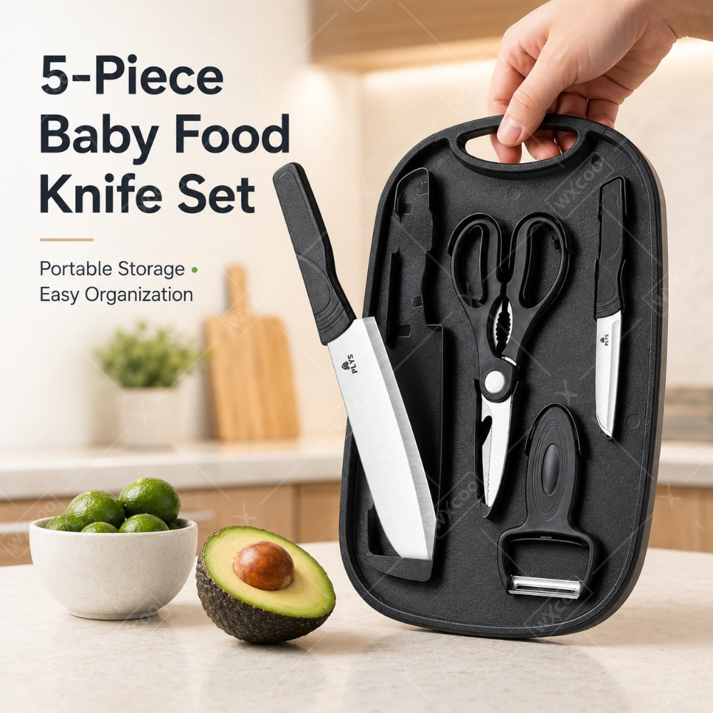 Baby Food Preparation Knife Se - Baby Food Utensils Set ulasan dan harga
