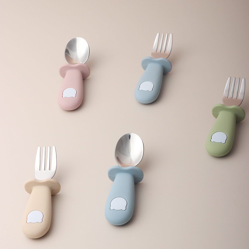 Baby Panda Shape Silicone Spoo - Baby Food Lunch ulasan dan harga
