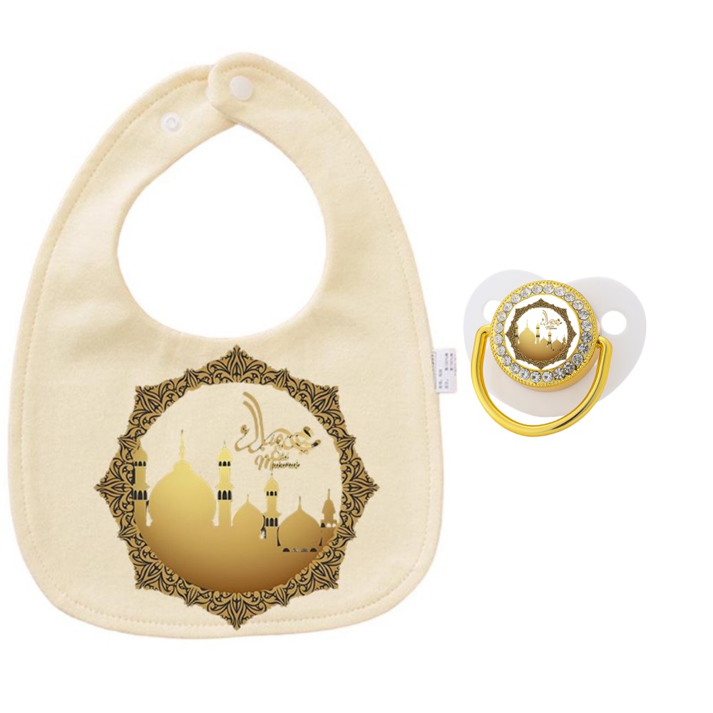 Eid Mubarak Print Kawaii Carto - Baby Food Grade ulasan dan harga