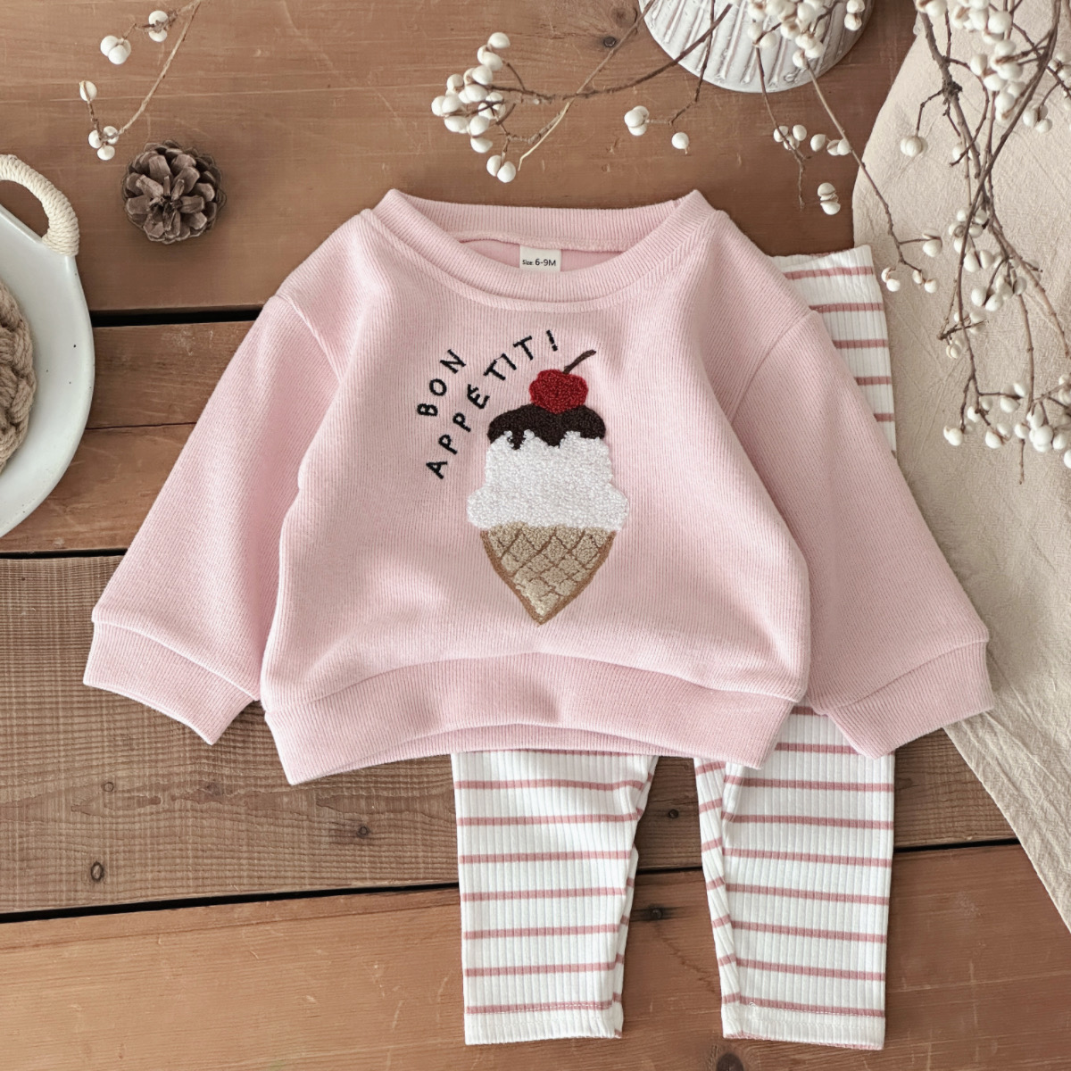 2Pcs Set New Baby Clothes Infa - Baby Food Jelly ulasan dan harga