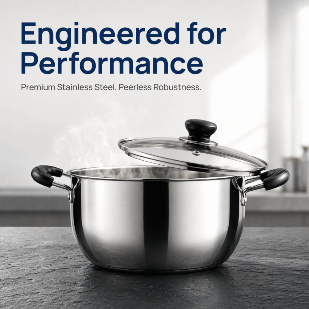 Stainless Steel Stock Pot Deep - Baby Food Stew ulasan dan harga
