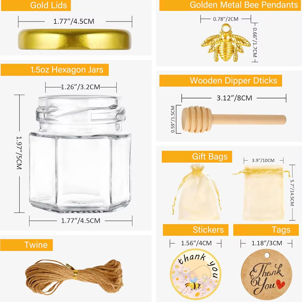 Small Honey Jar, Mini Honey Ja - Baby Food Glass Jars ulasan dan harga
