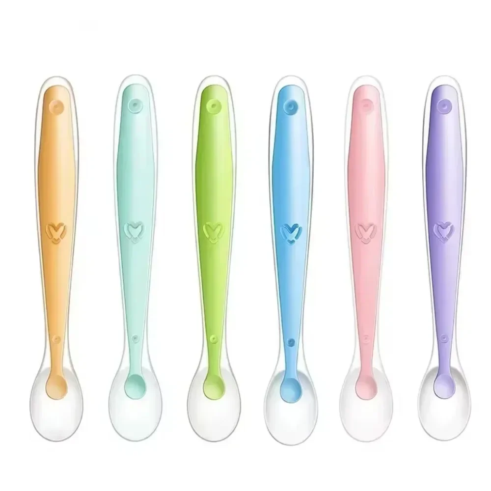 2/1pcs Silicone Spoon for Baby - Baby Food Lunch ulasan dan harga