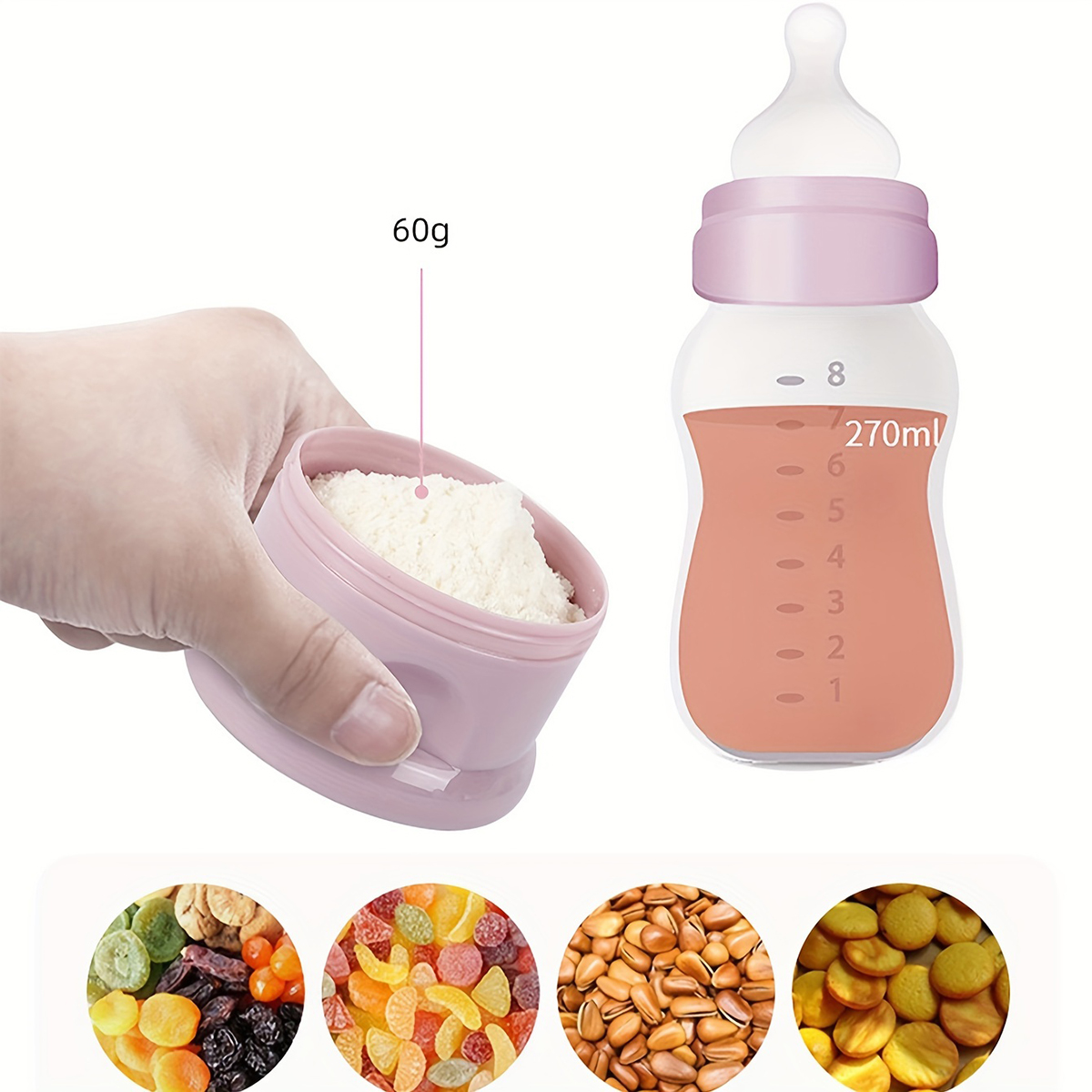 Large Capacity Baby Milk Powde - Baby Food Stuff ulasan dan harga