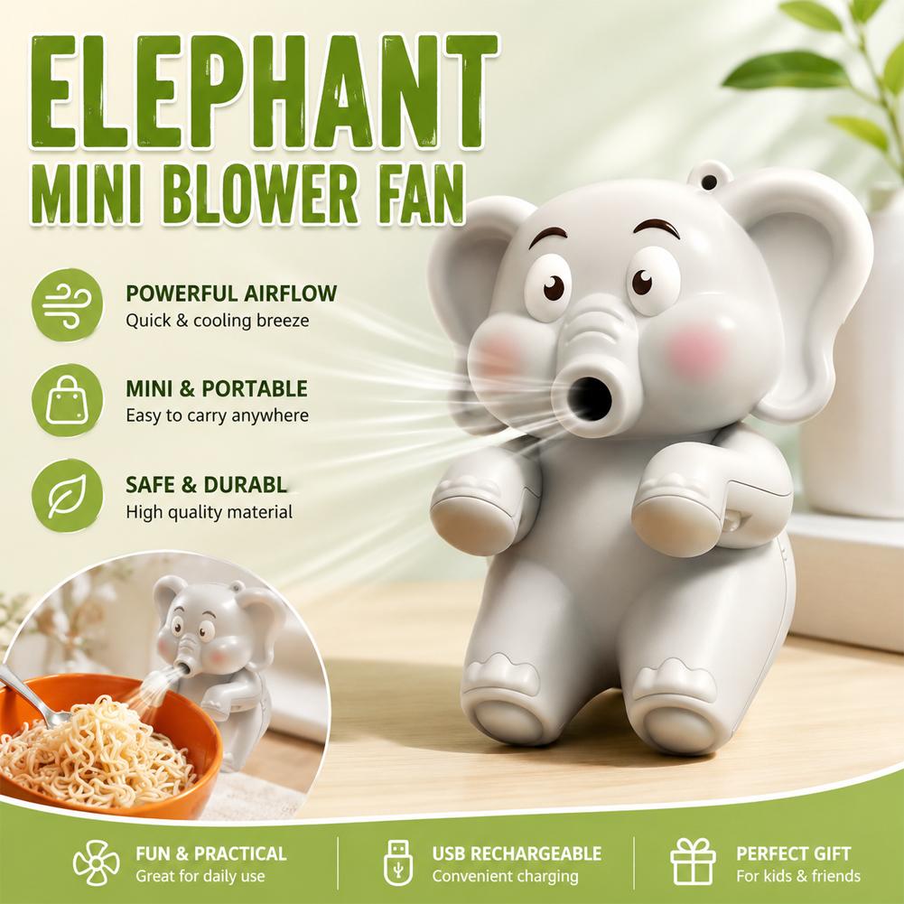 Mini Elephant Food Cooler Fan, - Baby 1 Year Food ulasan dan harga