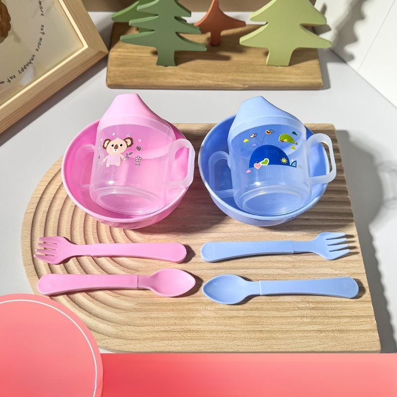 4-piece Set of Baby Food and F - Baby Food Utensils Set ulasan dan harga