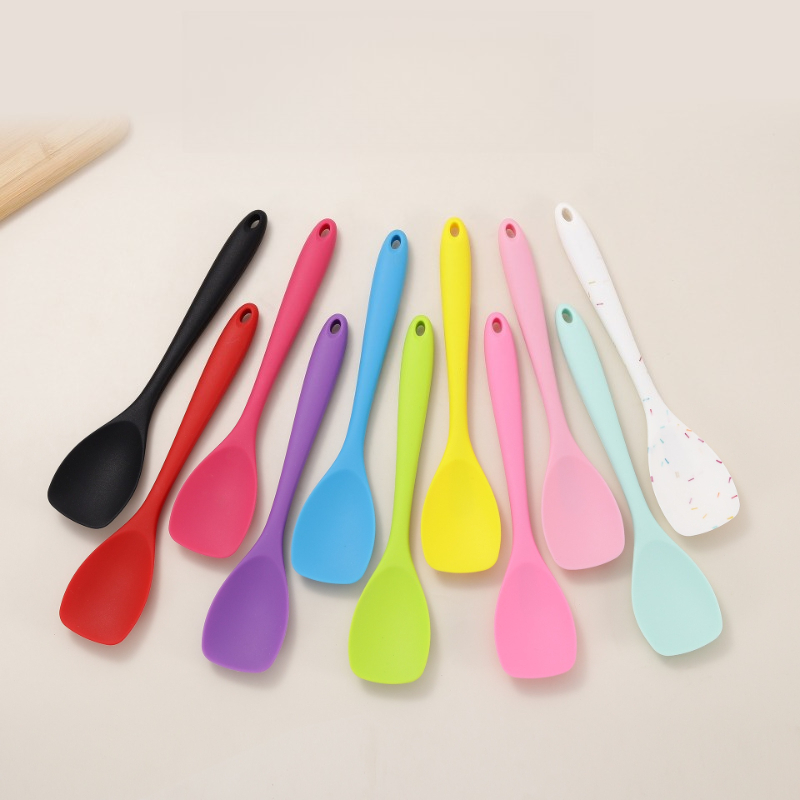 Food‑Grade Silicone Spatula He - Baby Food Utensils Set ulasan dan harga