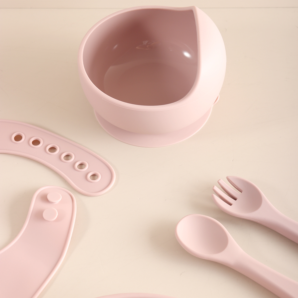 5pcs Bunny Baby Utensils Set,  - Baby Food Utensils Set ulasan dan harga