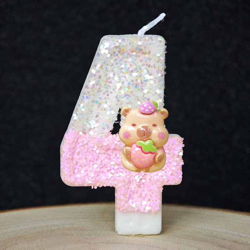 New Capybara Candles Cake Deco - Baby 1 Year Food ulasan dan harga