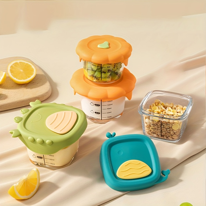 120/180ml Glass Baby Food Cont - Baby Food Glass Jars ulasan dan harga