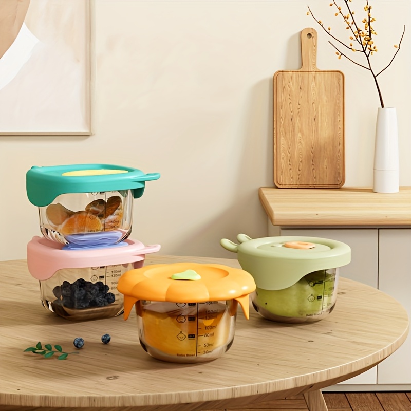 120/180ml Glass Baby Food Cont - Baby Food Glass Jars ulasan dan harga