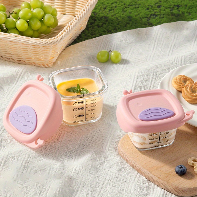 120/180ml Glass Baby Food Cont - Baby Food Glass Jars ulasan dan harga