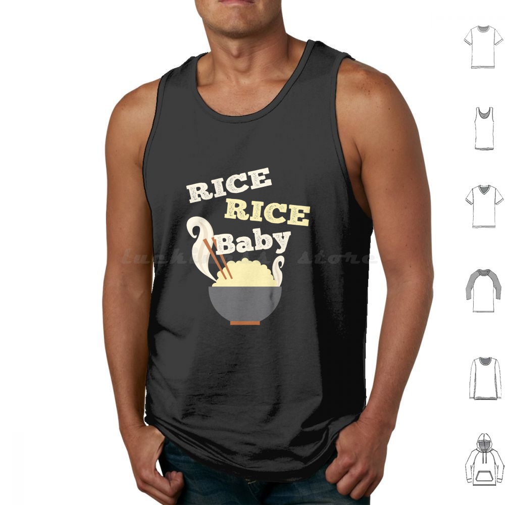 Rice Rice Baby Tank Tops Print - Baby Food Korea ulasan dan harga