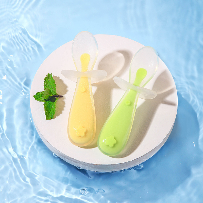 Baby Silicone Spoon, Baby Rice - Baby Food Lunch ulasan dan harga