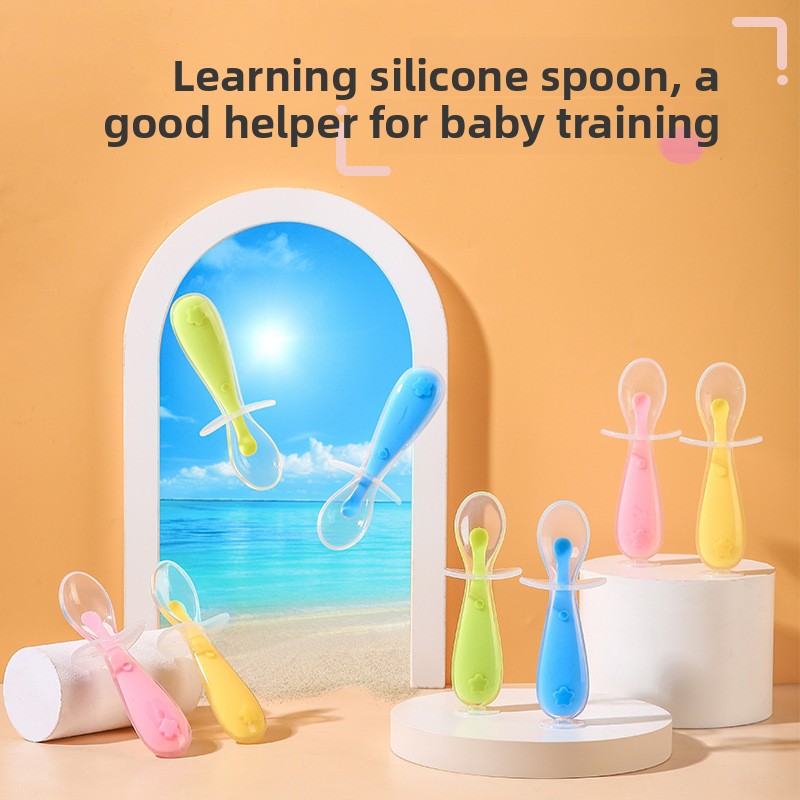 Baby Silicone Spoon, Baby Rice - Baby Food Lunch ulasan dan harga
