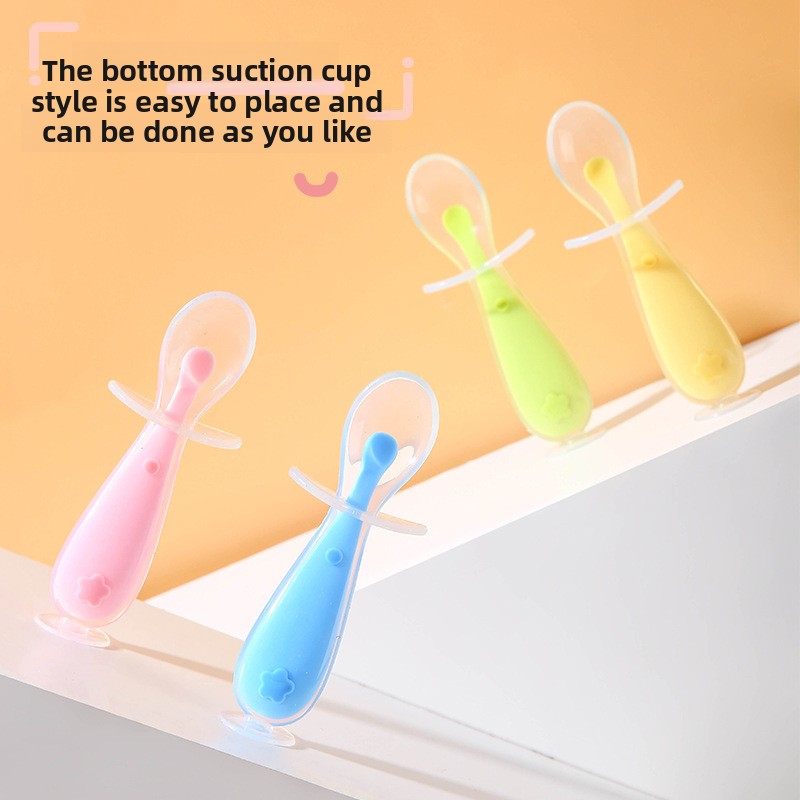 Baby Silicone Spoon, Baby Rice - Baby Food Lunch ulasan dan harga