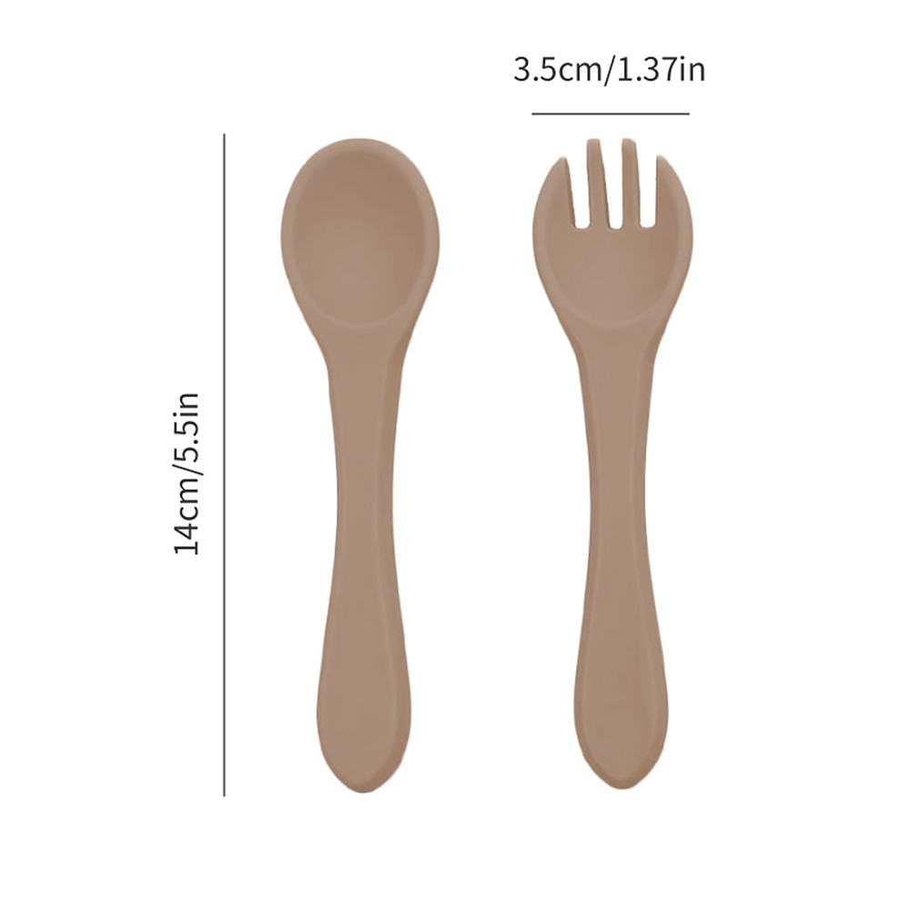 Custom Name 1 Pair Silicone Sp - Baby Food Lunch ulasan dan harga