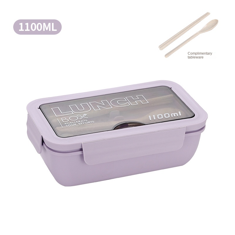 1100ML Microwave Lunch Box wit - Baby Food Lunch ulasan dan harga