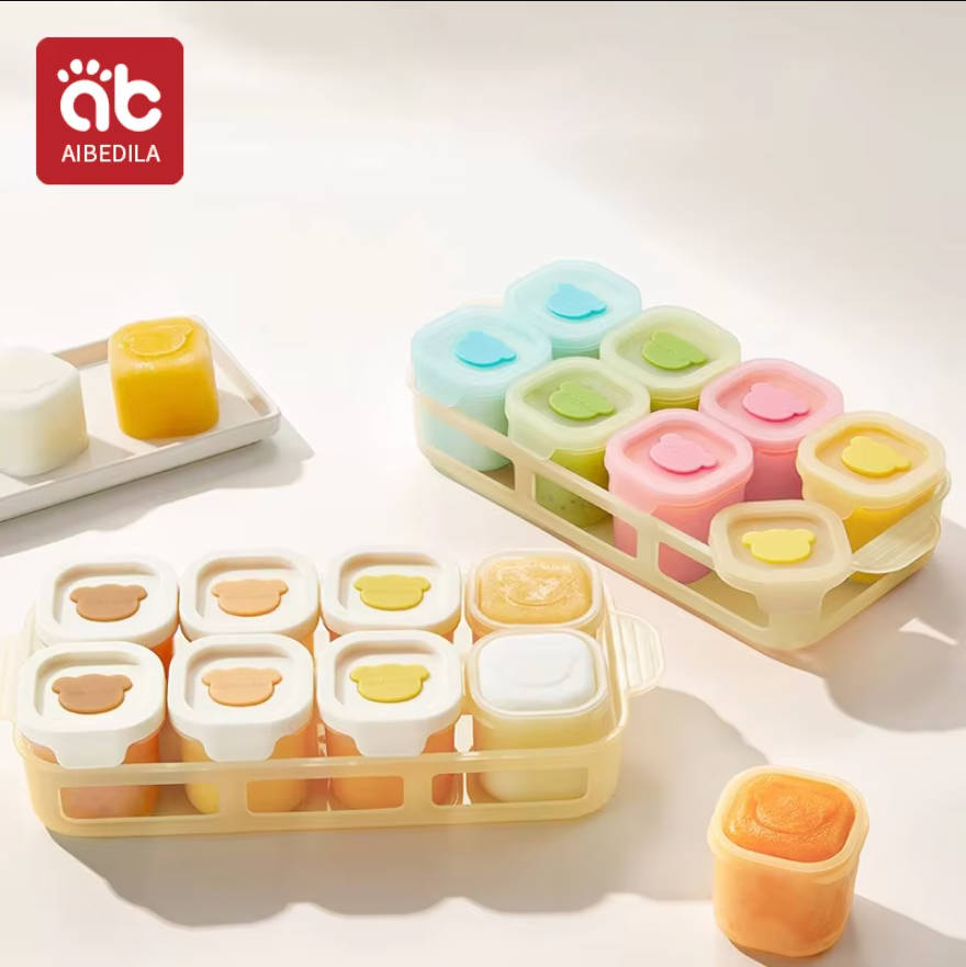 AIBEDILA Baby Silicone Food Fr - Baby Food Glass Jars ulasan dan harga