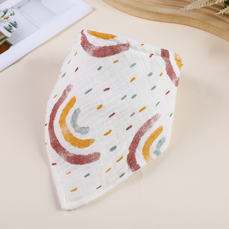 Baby Cotton Bibs Triangle Sali - Baby Food Apron ulasan dan harga