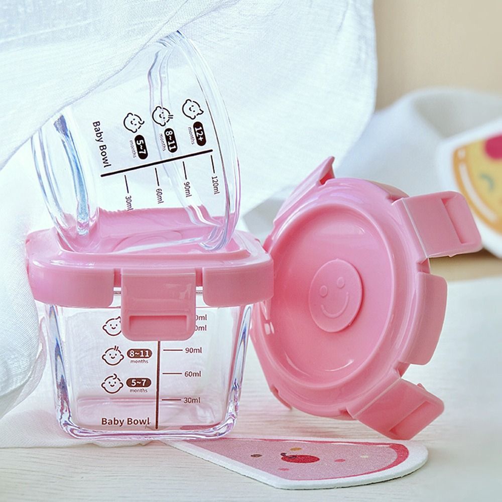 170ml Glass Food Storage Box F - Baby Food Glass Jars ulasan dan harga