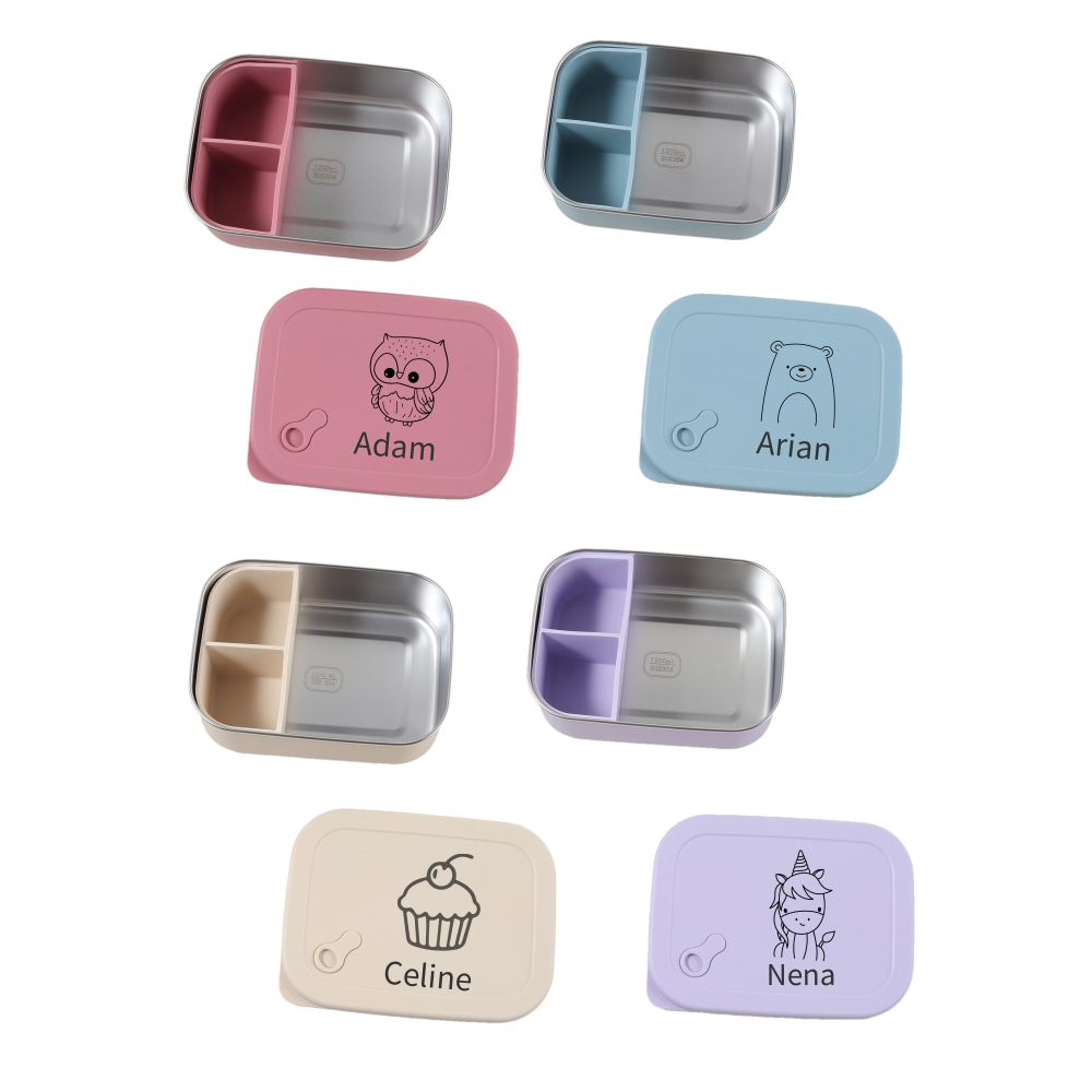 1200ml 1pc Custom Name & Patte - Baby Food Tray ulasan dan harga