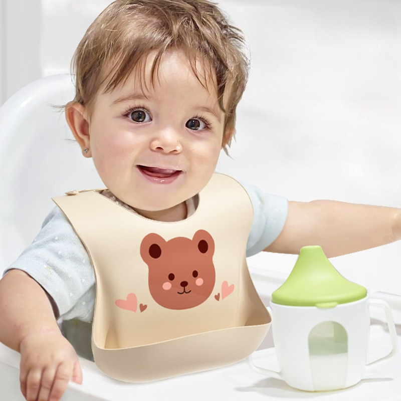 Waterproof Baby Bibs Soft Sili - Baby Food Apron ulasan dan harga