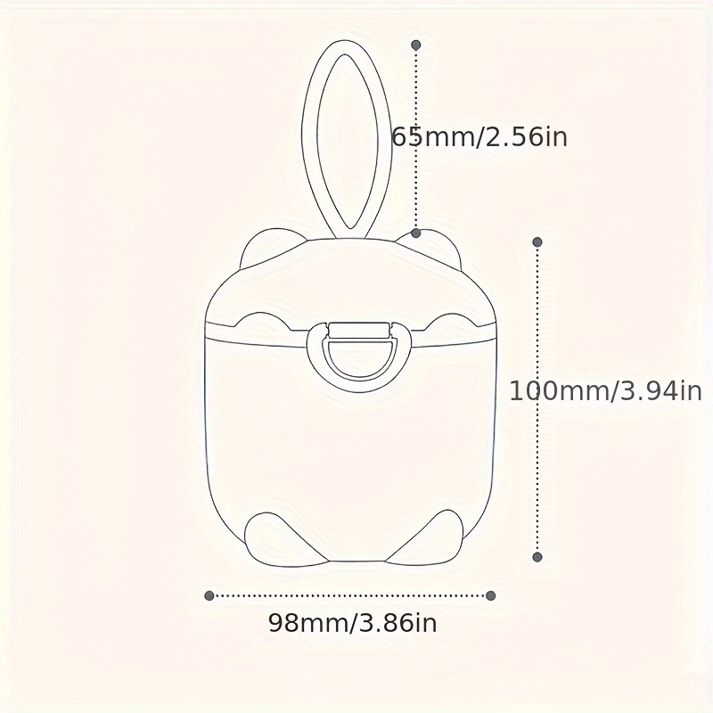 1pc Portable Four-Layer Milk P - Baby Food Nan ulasan dan harga
