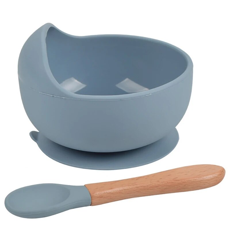 2PCS Silicone Baby Feeding Bow - Baby Food Tray ulasan dan harga