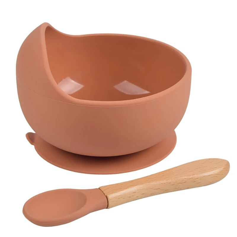 2PCS Silicone Baby Feeding Bow - Baby Food Tray ulasan dan harga
