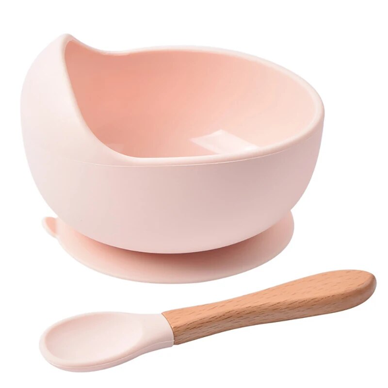 2PCS Silicone Baby Feeding Bow - Baby Food Tray ulasan dan harga