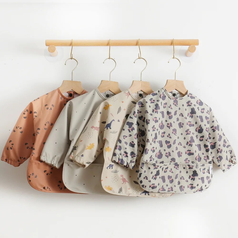 1pcs Children Feeding Aprons L - Baby Food Apron ulasan dan harga