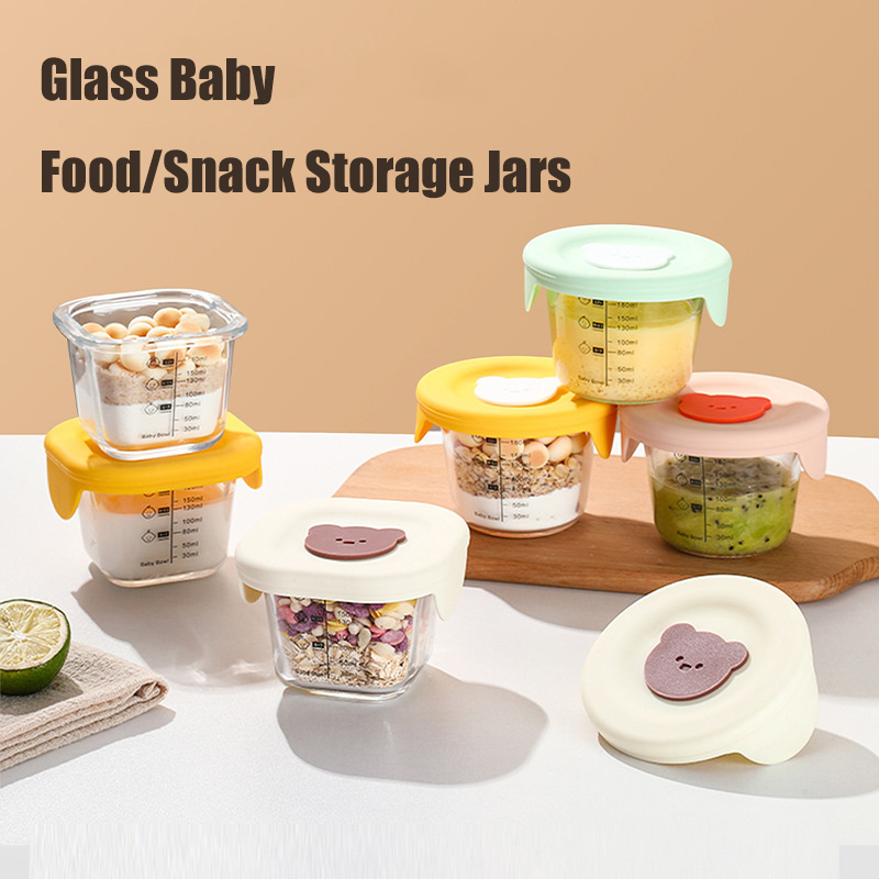 180ml Glass Baby Food Storage  - Baby Food Glass Jars ulasan dan harga