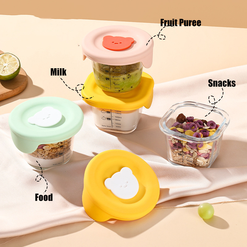 180ml Glass Baby Food Storage  - Baby Food Glass Jars ulasan dan harga