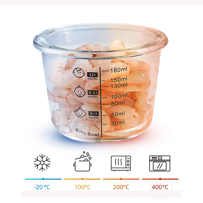 180ml Glass Baby Food Storage  - Baby Food Glass Jars ulasan dan harga