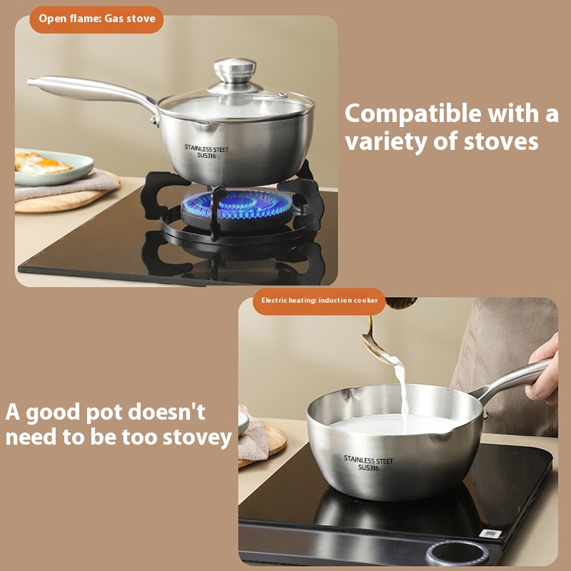 316 stainless steel pot thicke - Baby Food Stew ulasan dan harga