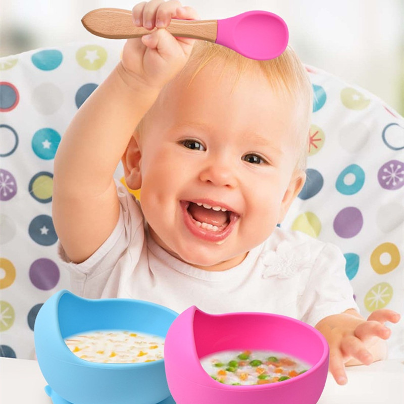 2Pcs/Set Baby Silicone Spoon F - Baby Food Lunch ulasan dan harga
