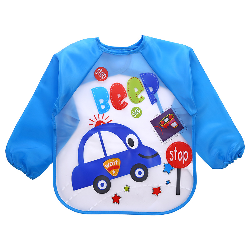 Long Sleeve Waterproof Baby Ba - Baby Food Apron ulasan dan harga