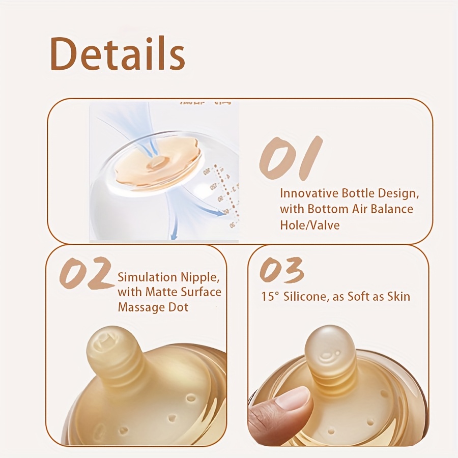 Glass Baby Bottle Wide Neck An - Baby Food Glass Jars ulasan dan harga