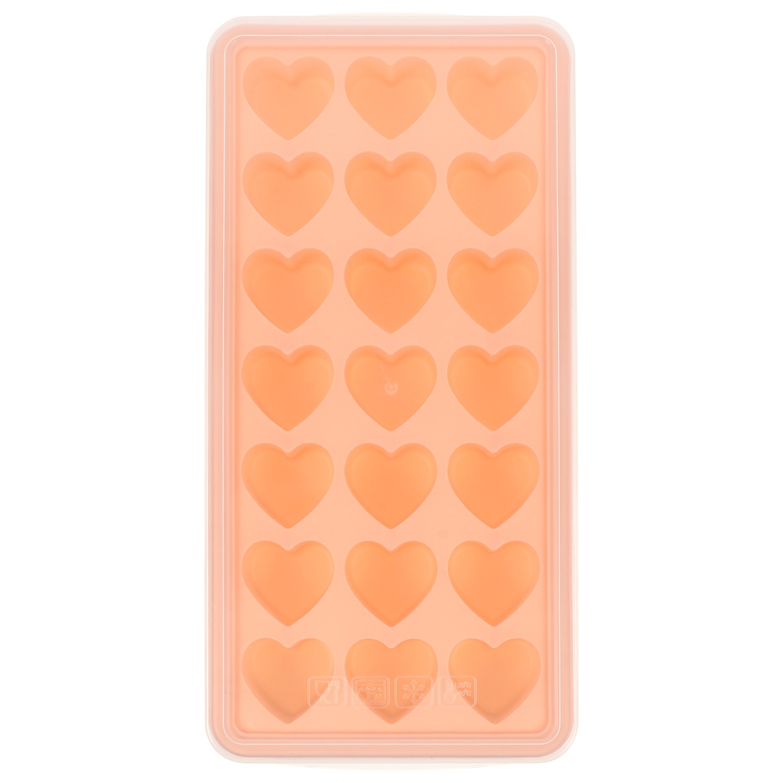 Heart Shape Silicone Ice Tray  - Baby Food Jelly ulasan dan harga