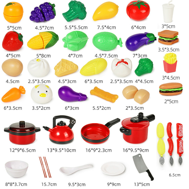Pretend Play Kitchen Utensils  - Baby Food Utensils Set ulasan dan harga